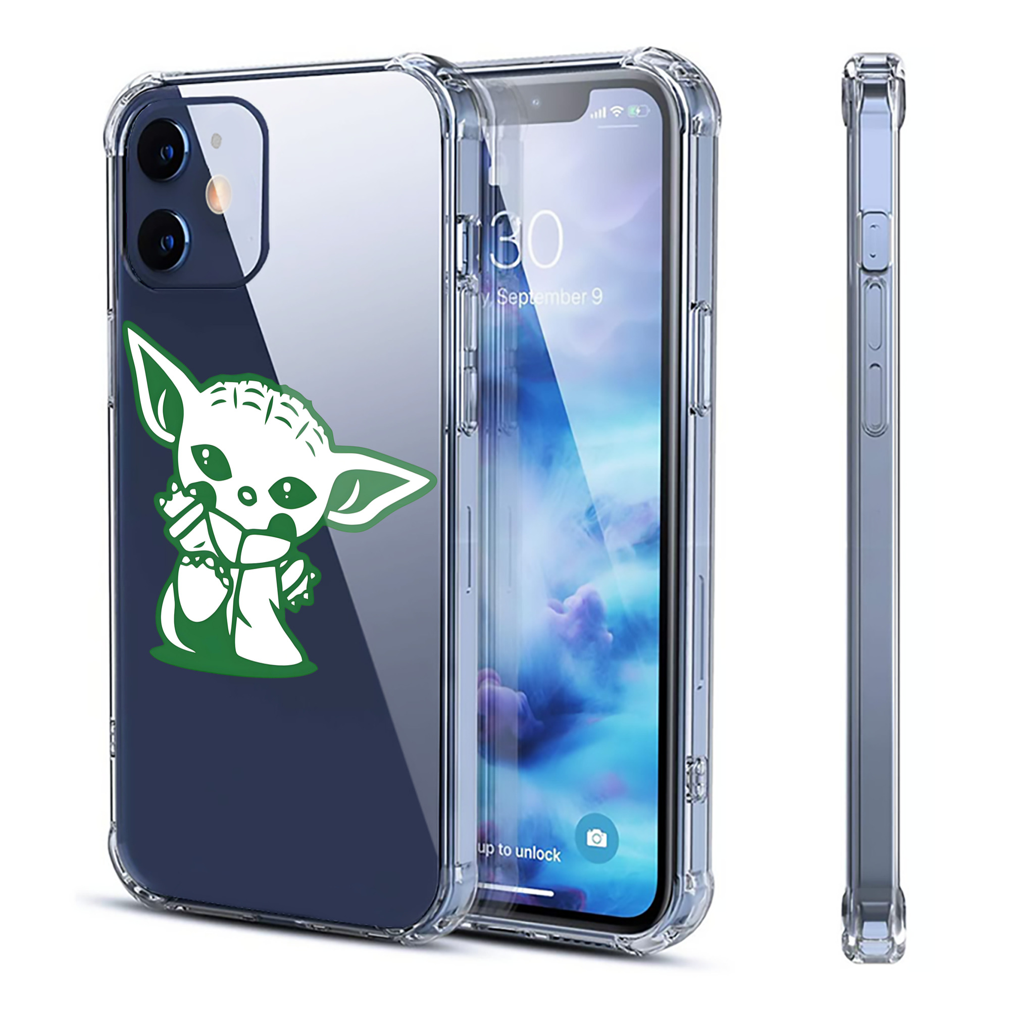 （画像用） スター・ウォーズ Star Wars 【iPhone 12シリーズ対応】透明スマホケース（クリアソフトケース）